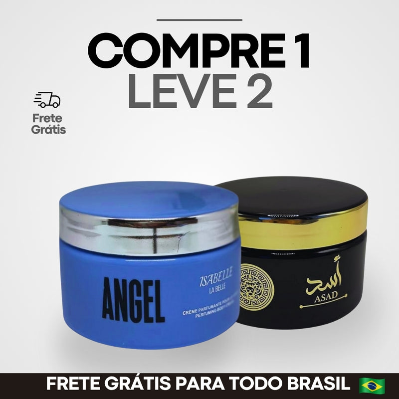 COMPRE 1 LEVE 2 Creme Hidratante - ANGEL + Asad Lattafa (250ml) + Frete Grátis