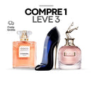 (Coco Chanel, Good Girl e Scandal Jean Paul) 3 femininos 100ml