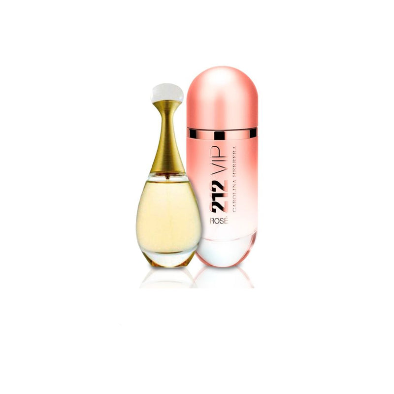 Combo de Perfumes Jadore & 212 VIP Rosé Feminino